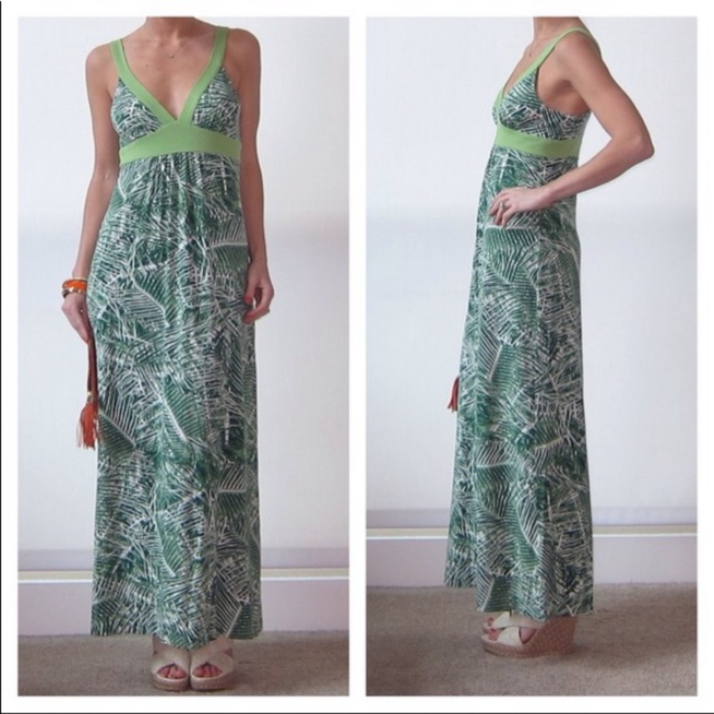 Annie Kuan Palm print maxi